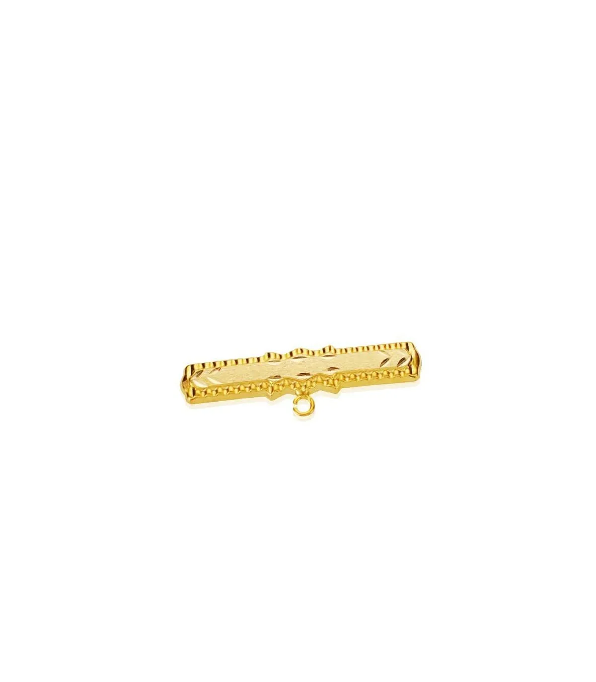 Alfiler oro  18 ktes barroco