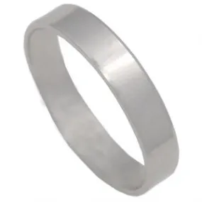 Alianza Oro Blanco 4 mm.