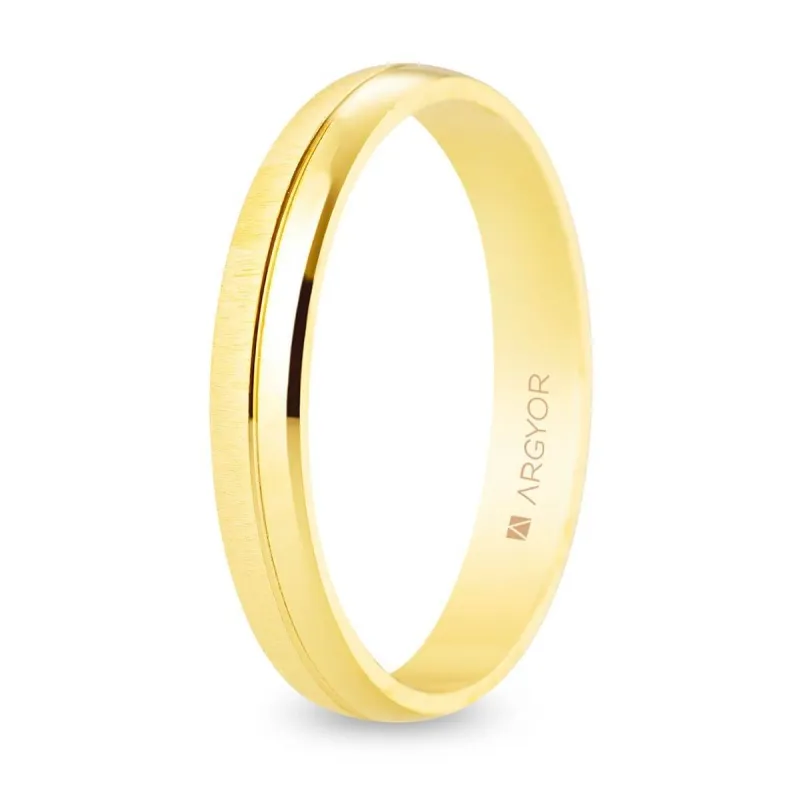 Alianza "Argyor" Mixta Oro 18k 3.5mm (5135547)