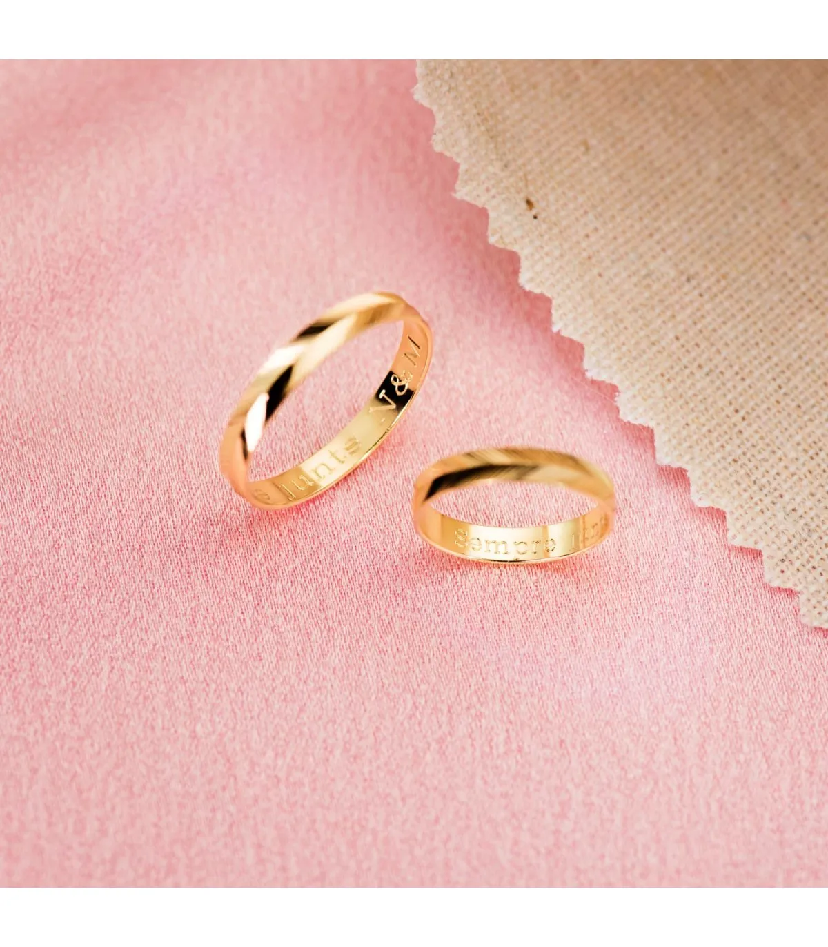 Alianza San Gimignano 3.5 mm Oro Amarillo 18K