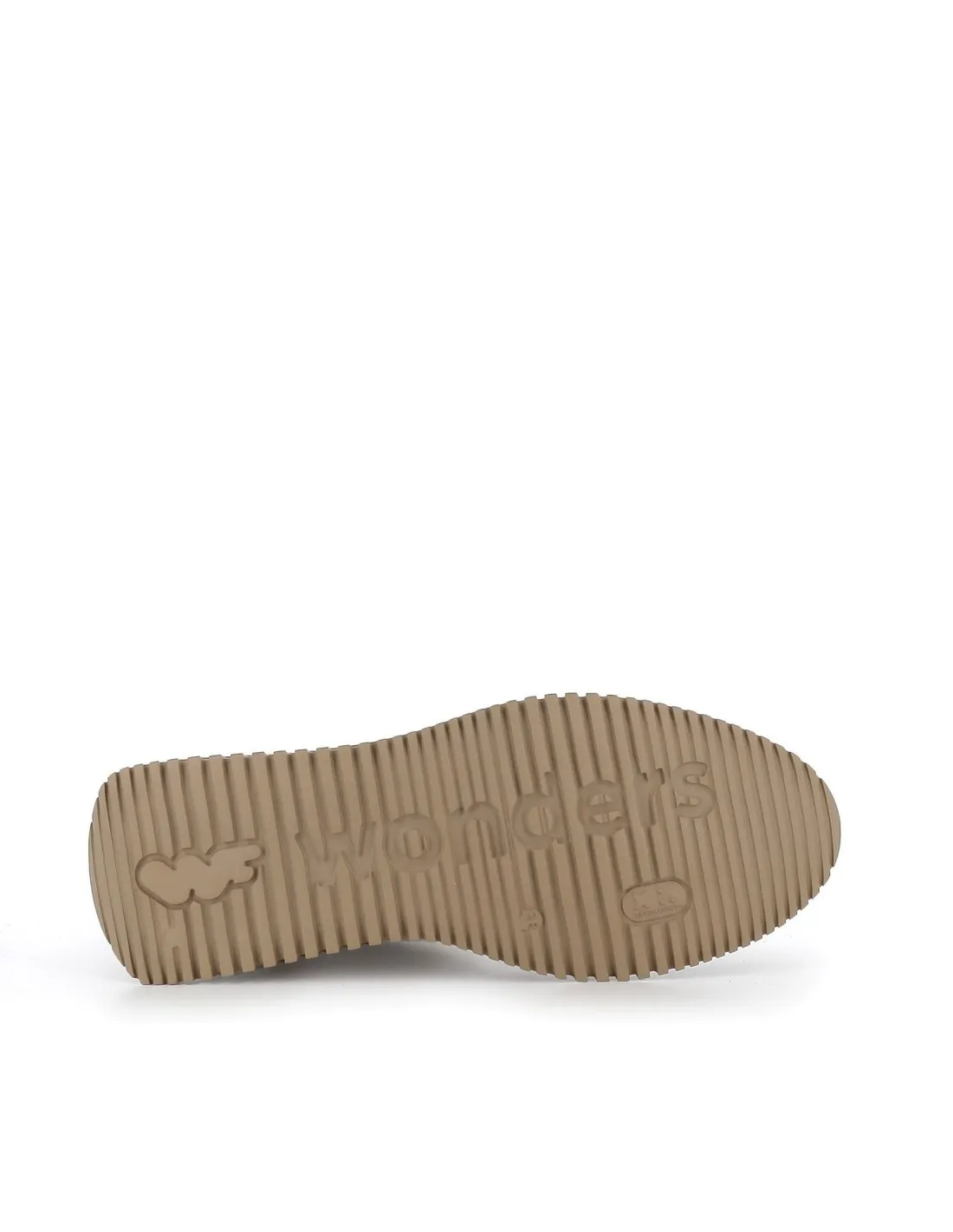 Bota cremallera central y plataforma mujer piel taupe mujer Wonders