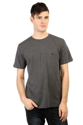 Camiseta DC Shoes manga corta básica para hombre Durlston TEE (kvj5) Ref. EDYKT03271 gris jaspeada bolsillo pecho