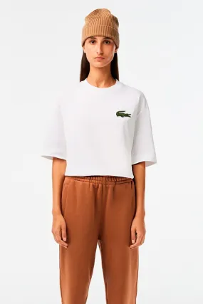 Camiseta Lacoste Loose Fit Blanco