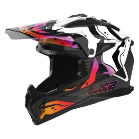 Casco de Cross LS2 MX708 Fast II Blanco Lavado 