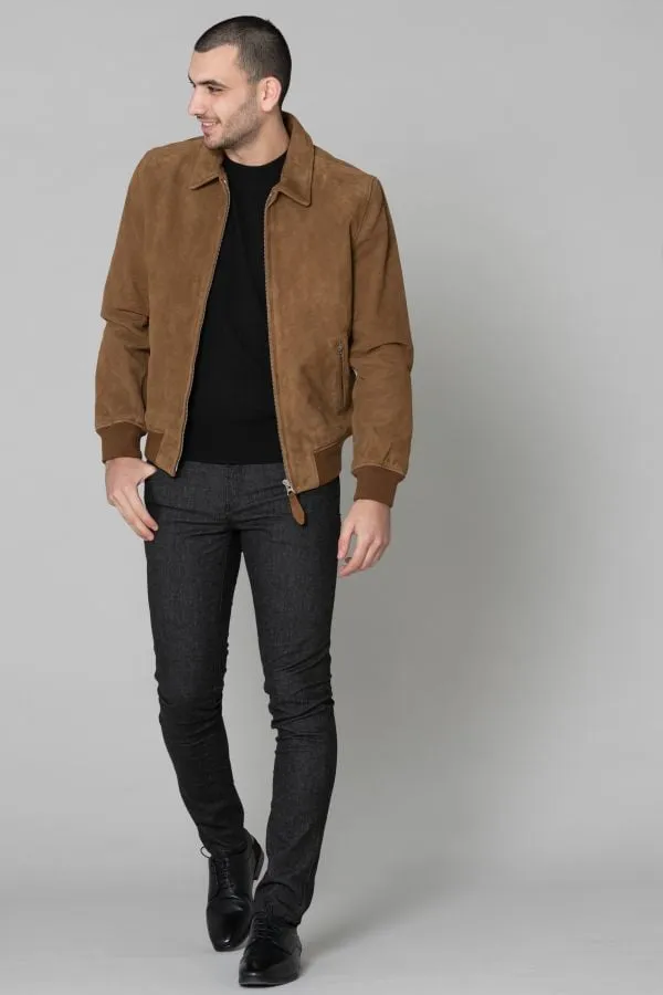 Chaqueta Hombre Schott Lcyaless Rust