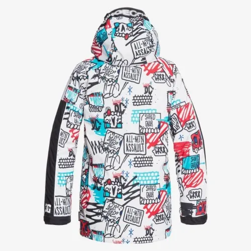 DC Retrospect Youth White Yth Mini Ply Print