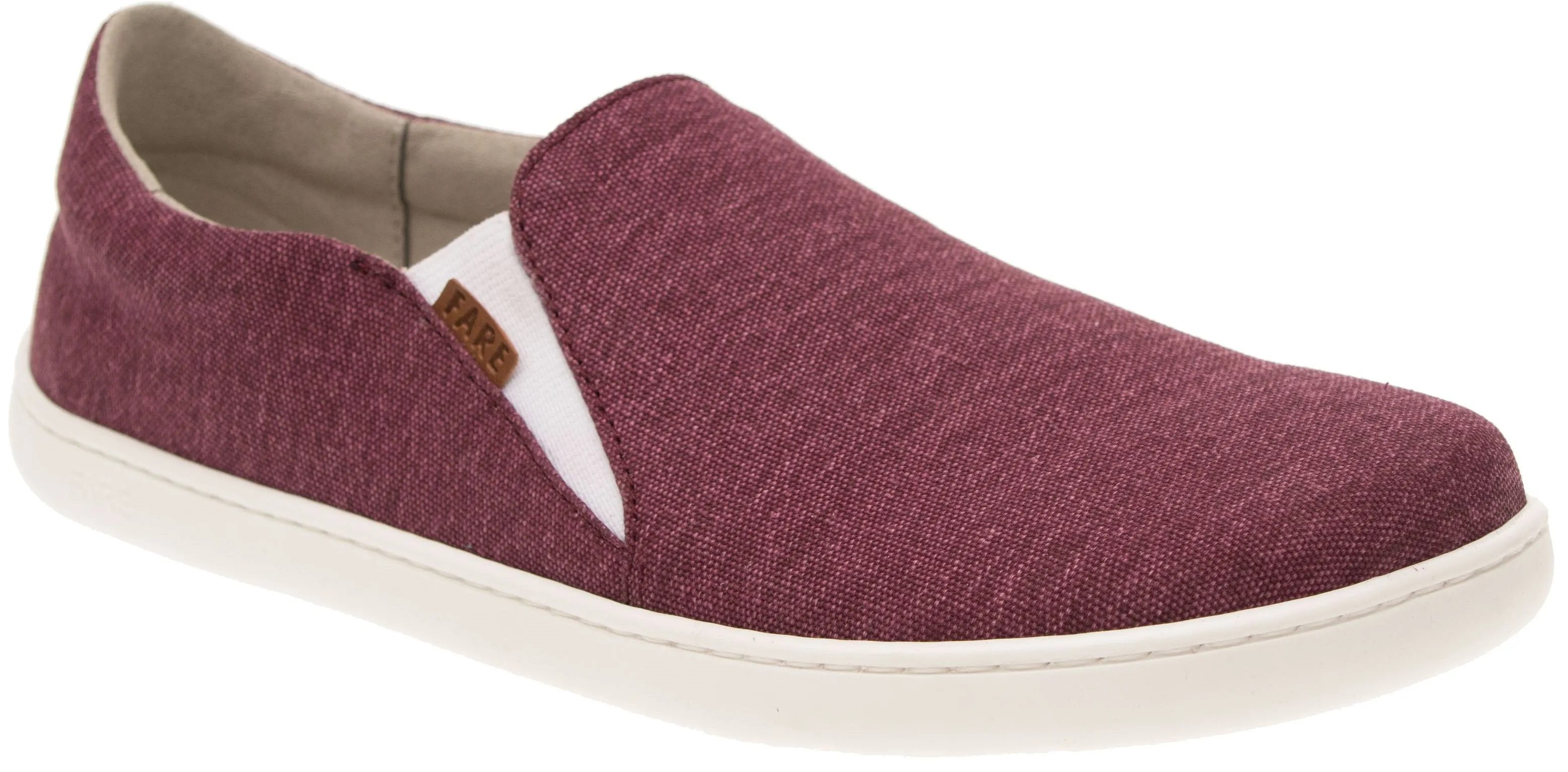 FARE BARE  CLARA BORDO GRANATE  SLIP ONS BAREFOOT