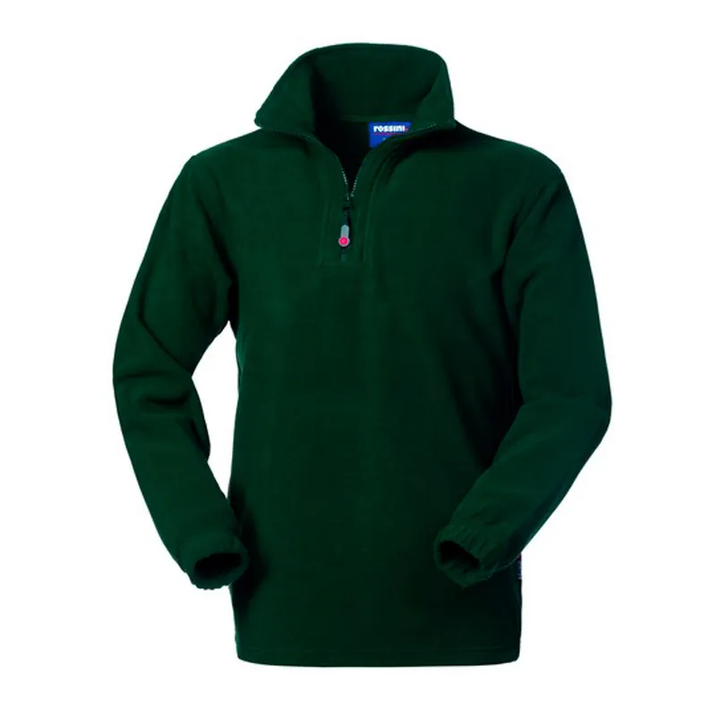 JERSEY FORRO POLAR CON MEDIA CREMALLERA VERDE  ROSSINI