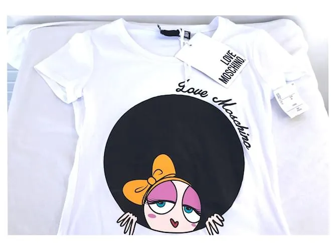 Love Moschino Tops Blanco 