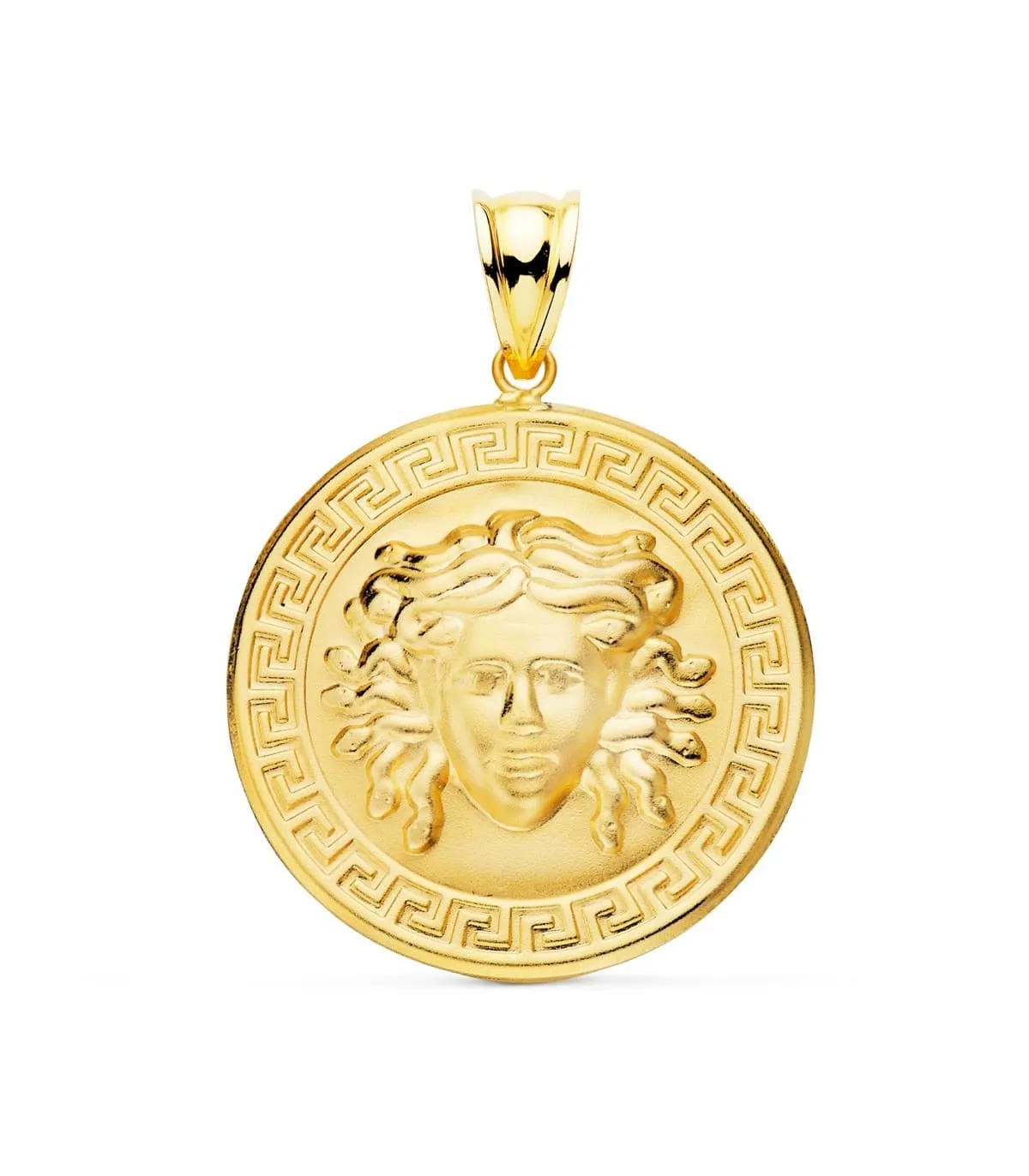 Medalla Medusa Oro 18K 25 mm