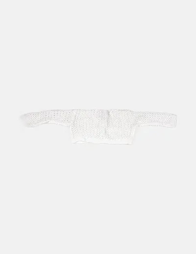 NoName Chaqueta punto blanco
