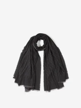 Saint Laurent Pañuelo Monograma Jacquard
