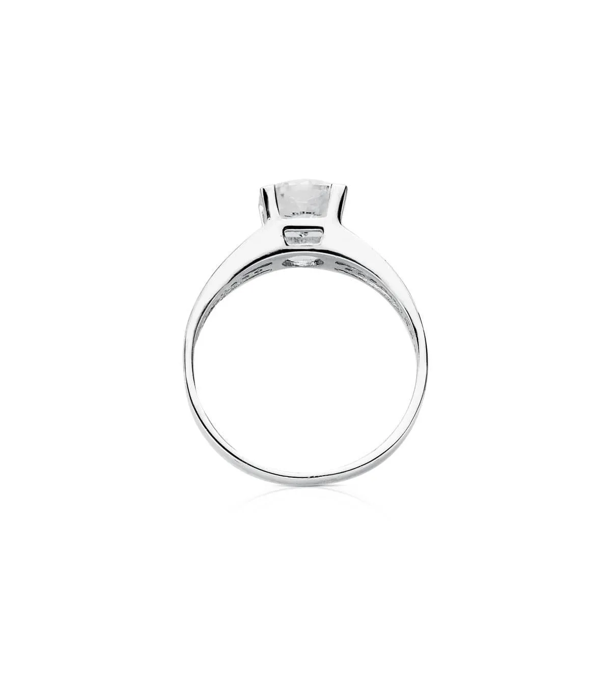 Solitario blanco Andrea 18 Ktes