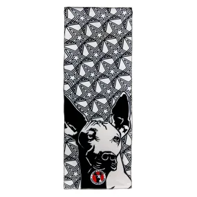 TOALLA DRY ENFRIAMIENTO HERMOSO ESTRELLA BLANCO Y NEGRO