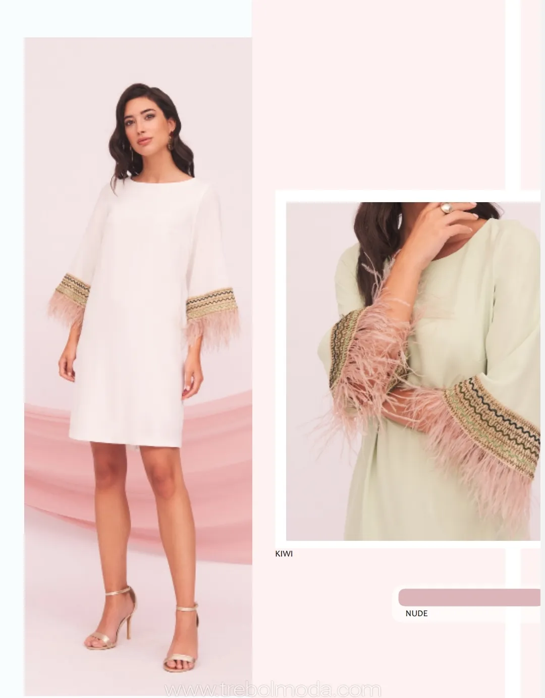 Vestido acampanado