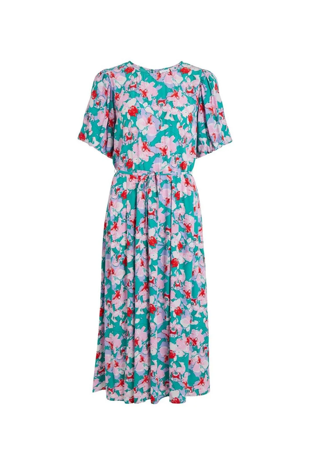 VESTIDO FLORES VIKIKKI VERDE ALHAMBRA